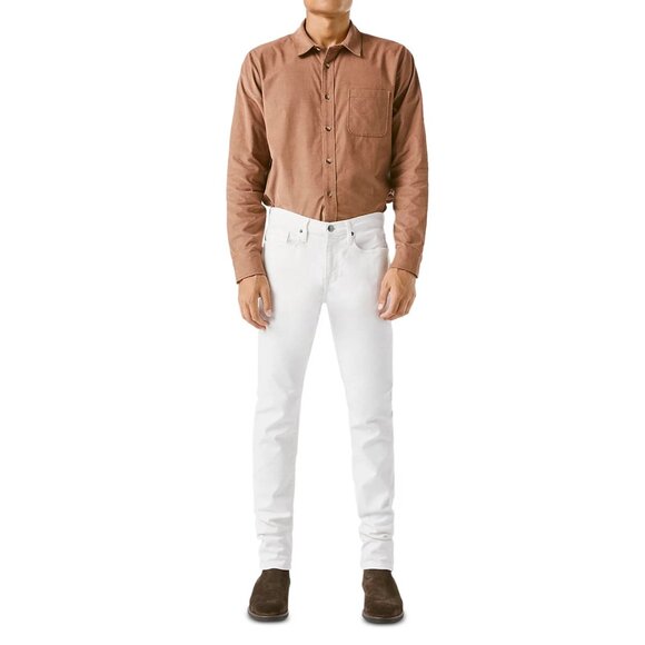 Frame L'Homme Slim Crop in Whisper White - Picture 1 of 16
